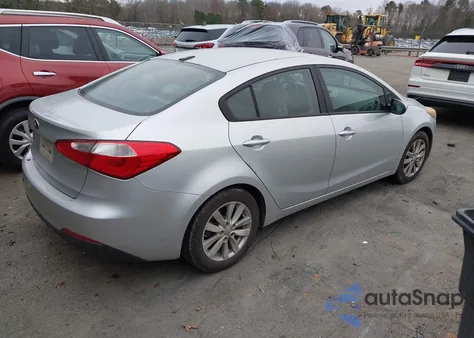 2015 Kia Forte Lx из США, поврежденный, VIN KNAFX4A68F5280226